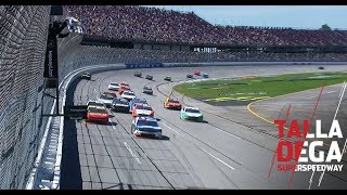 Tyler Reddick throws blocks on final lap to win at Talladega [upl. by Cissy]