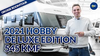 2021 Hobby De Luxe Edition 545 KMF  Caravan  Test amp Kaufberatung  Camperland Bong [upl. by Eca]