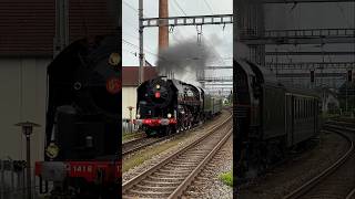 🚂 Reise in die Vergangenheit Die 141R1244 rollt in Zofingen ein auf historischer Rundfahrt 🏞️ [upl. by Yenetruoc]