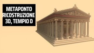 Metaponto TEMPIO D ricostruzione 3d [upl. by Cinderella]