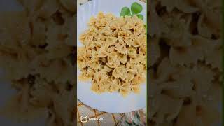 Pesto Farfalle Pasta recipe by my sister🍝 foodvlog italianfood [upl. by Ardnaeel]