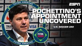 US Soccer CEO reveals all about Mauricio Pochettino’s USMNT appointment  ESPN FC [upl. by Mozelle456]