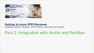 Getting to know EPPI Reviewer part 2 [upl. by Cynthy797]