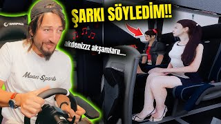 ETS 2 DE YOLCULARLA ŞARKI SÖYLEDİM Ets 2 TÜRKİYE [upl. by Elehcim]