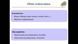 Pharmacologie des antibiotiques [upl. by Lamarre736]