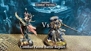 Ultramarines vs Drukhari  Warhammer 40000 Combat Patrol Battle Report [upl. by Eckardt]