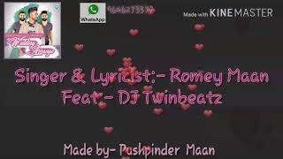 Wedding arrange  full video  Romey Maan featDJ Twinbeatz latest punjabi songs 2018 [upl. by Oslec]