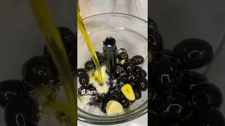 ⚪️ RECETTE  TAPENADE OLIVES NOIRES EXTRA rokiacuisine recipe short homemade healthy [upl. by Chellman559]