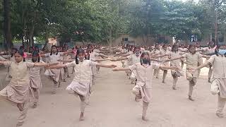 Teaching in P E T Class Eka Padasana  29112023  GGHSS Adhiyaman Kottai [upl. by Ahsi]