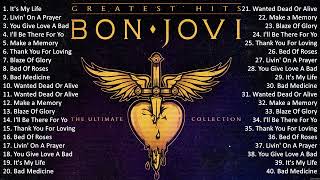 Bon Jovi Greatest Hits Full Album  10 Biggest Rock Songs Of All Time [upl. by Dimond210]