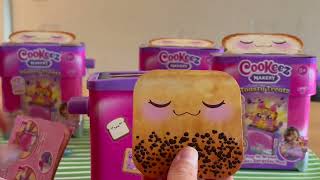 Unboxing 4 Cookeez Makery Toasty Treatz Is there a trick to avoiding dupes [upl. by Munn]