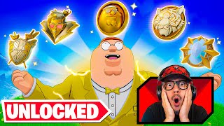 Unlocking The GOLD PETER GRIFFIN in Fortnite [upl. by Kylen179]