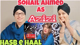 Indian reaction to Azizi As Khawaja Sara  Sadda Haq Aithe Rakh  Hasb e Haal Official [upl. by Adnilym392]