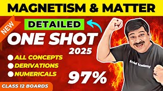 Magnetism amp Matter Detailed OneShot video Class12 Chapter 5 One shot for 202425 [upl. by Oirretno173]