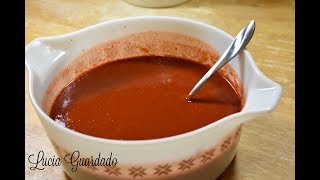 Salsa Roja para Enchiladas y otros platillos [upl. by Laurinda]