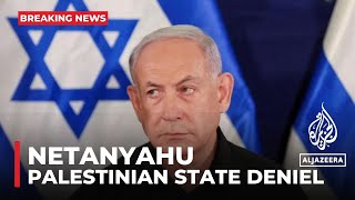 Netanyahu ‘Israel will continue denying recognition of a Palestinian state unilaterally’ [upl. by Nelo]