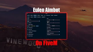 AIMBOTTING On FiveM  Eulen Cheat Showcase [upl. by Redlac]