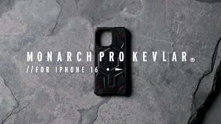 Monarch Pro Kevlar® Series for iPhone 16  Explore the Series [upl. by Naillimixam491]