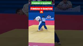 Ozbekiston vs Qozogiston sports judo judotraining sport viralshorts rek reels trending o [upl. by Mosenthal]