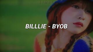 BILLLIE  BYOB Easy Lyrics [upl. by Alleuqcaj]