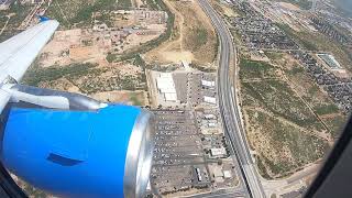 Allegiant Air A319111 takeoff from Laredo International Airport [upl. by Tilford]