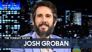 Josh Groban Doesnt Think Anyone Has Heard His Sweeney Todd Opening Line Extended  Tonight Show [upl. by Anneis]