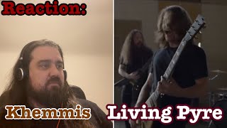 REACTION Khemmis  Living Pyre Khemmis livingPyre khemmisreaction [upl. by Natlus]