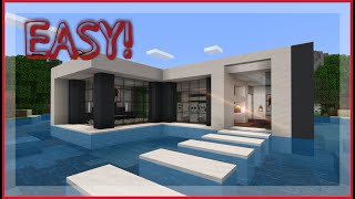 COME COSTRUIRE una CASA MODERNA SULLACQUA  TUTORIAL MINECRAFT ITA [upl. by Greenstein]