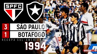 São Paulo 3x1 Botafogo  1994  LEONARDO PALHINHA EULLER E O TÍTULO DA RECOPA NO JAPÃO🏆 [upl. by Swayne]