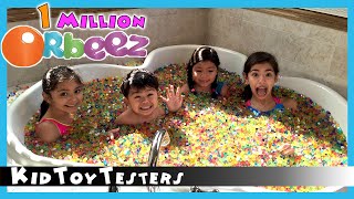 1Million Orbies Orbeez Extreme Summer Challenge 2  KidToyTesters [upl. by Karlyn724]