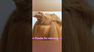 easy hairstyle for sareetopkurti easy open hair hairstyle shortsfeed hairstyle beautyshorts😍 [upl. by Elberta]