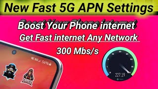 New APN Settings to Activate 5G n Any 4G Phone  5G unlimited Data [upl. by Christie482]