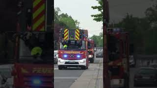 Feuer im Chemiesaal Löschzug Freiwillige Feuerwehr Hattersheim rückt zur Großübung aus [upl. by Anitnegra364]