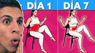 💥CONSIGUE Un Abdomen PLANO En 7 DÍAS Con 3 Ejercicios En Silla [upl. by Tavish72]