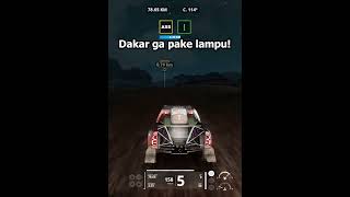 Reli dakar malem gapake lampu mah ga kelihatan endingnya auto batal😭  Dakar Desert Rally shorts [upl. by Teilo]