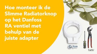 Hoe monteer ik de Slimme Radiatorknop op het Danfoss RA ventiel [upl. by Mellicent]