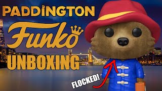 Unboxing The Flocked Paddington Bear Funko Pop [upl. by Os]