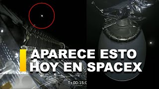 APARECE ESTE OBJETO EN EL LANZAMIENTO DE quotHOYquot DE SPACEX [upl. by Sommers]