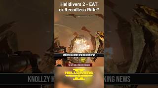 Helldivers 2  Anti Tank vs Recoiless Rifle helldivers gaming [upl. by Aniar64]