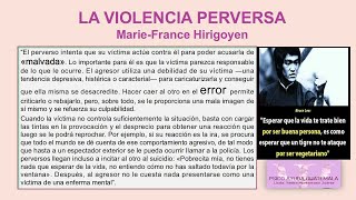 La violencia perversa MarieFrance Hirigoyen [upl. by Rico]