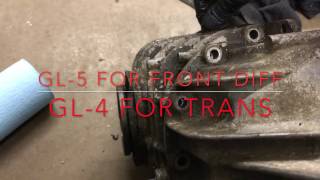 How to install a solid shaft or replace VC in front differential VW Syncro [upl. by Llenwad]