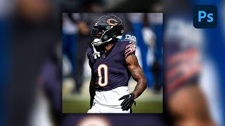 DAndre Swift to Bears  Photoshop  Jersey Swap  Speed Editz [upl. by Raimund]