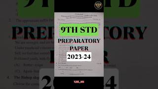 9TH STD ENGLISH PREPARATORY PAPER boardexams youtube shorts viral 8th 8thclass ytshorts [upl. by Ojeillib]