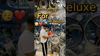 Hf deluxe full modified alloy wheel😍  splendour bike full modified😱 vlog minivlog trend [upl. by Syhr340]