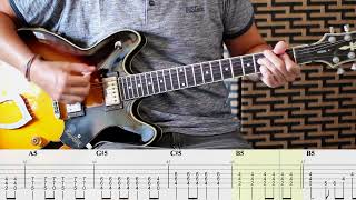 Day Tripper Guitar Lesson Part 3 BridgeSolo [upl. by Willamina]