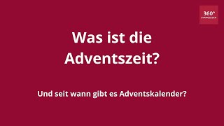 Was ist die Adventszeit Ein Erklärvideo [upl. by Candida]