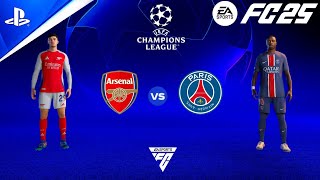 FC 25  Arsenal vs PSG  UEFA Champions League 2425 Full Match  PS5™ 4K60 [upl. by Sartin]