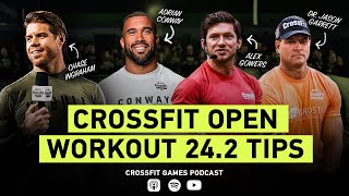 CrossFit Open Workout 242 Tips With Adrian Conway Alex Gowers and Dr Jason Garrett [upl. by Puttergill]