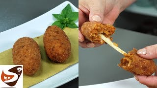 Supplì al telefono Ricetta semplicissima  Una vera goduria per il palato  Arancini di riso romani [upl. by Aplihs115]