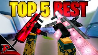 Top 5 BEST SMGs in Bad Business Roblox [upl. by Birmingham]